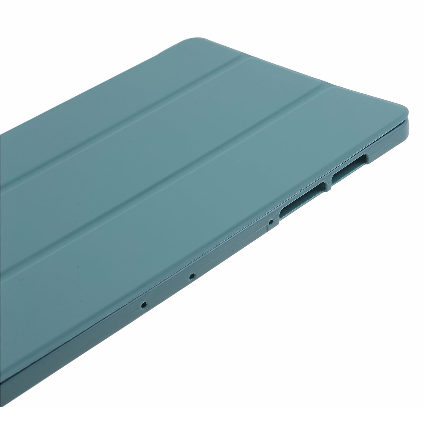 For Samsung Galaxy Tab S9 PU+Matte TPU Tablet Case Anti-Drop Protective Cover with Tri-Fold Stand