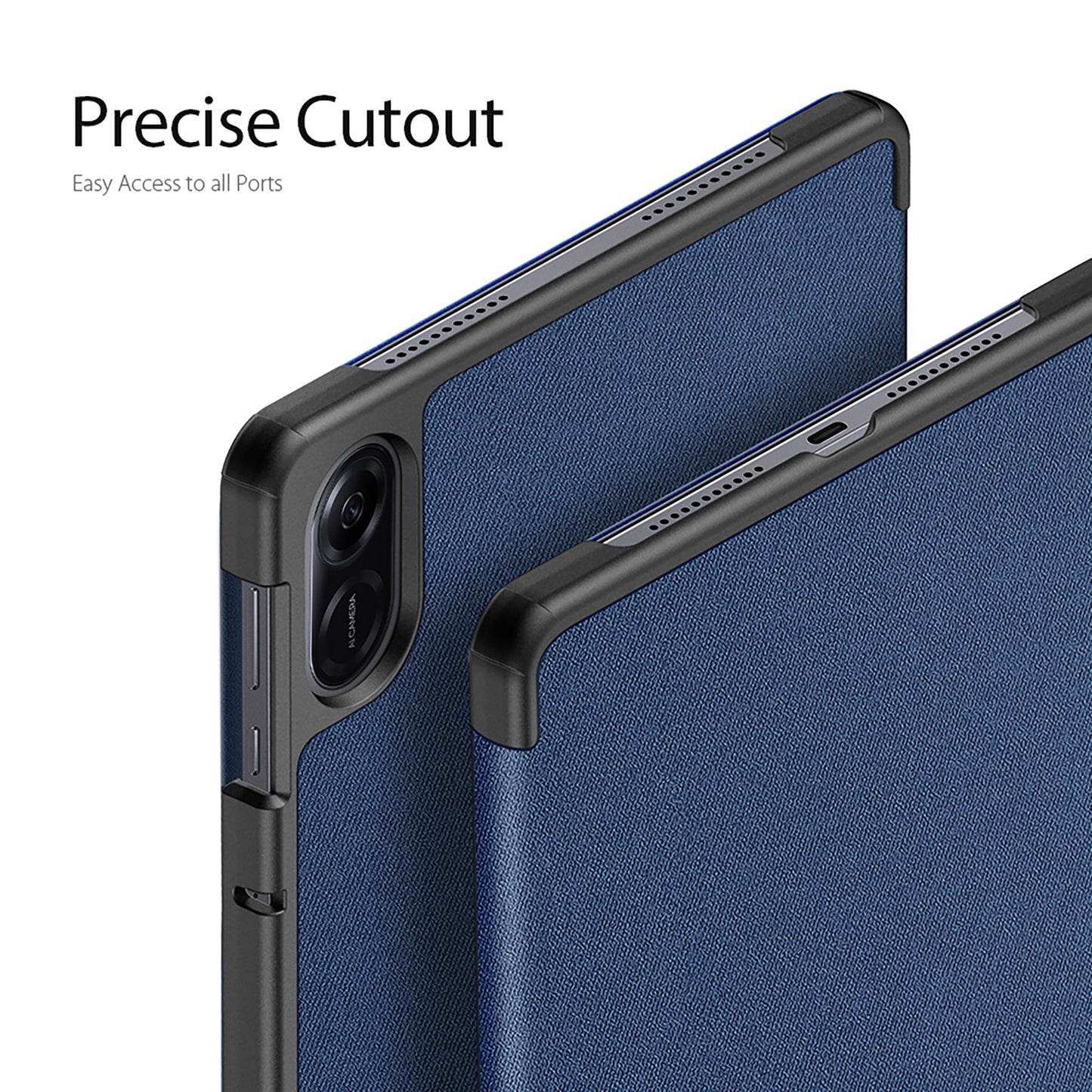 DUX DUCIS Domo Series for Honor Pad X9 Tri-fold Stand Folio Case PU Leather Full-Body Tablet Protective Cover