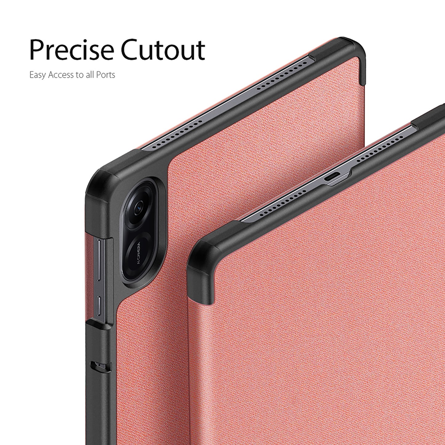 DUX DUCIS Domo Series for Honor Pad X9 Tri-fold Stand Folio Case PU Leather Full-Body Tablet Protective Cover