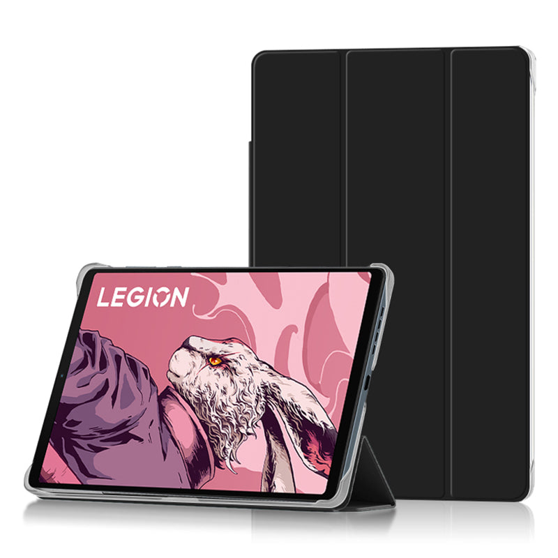 PU Leather Smart Case for Lenovo Legion Y700 , Trifold Stand Heat Dissipation Tablet Cover