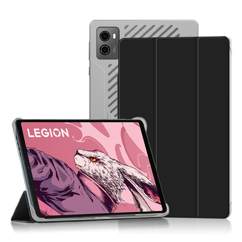 PU Leather Smart Case for Lenovo Legion Y700 , Trifold Stand Heat Dissipation Tablet Cover