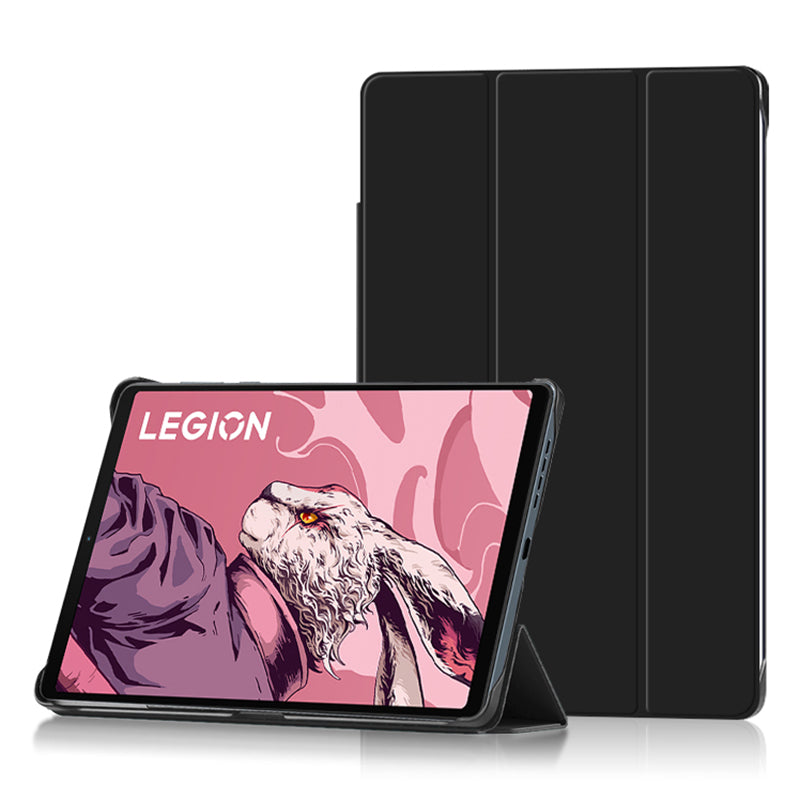 PU Leather Smart Case for Lenovo Legion Y700 , Trifold Stand Heat Dissipation Tablet Cover