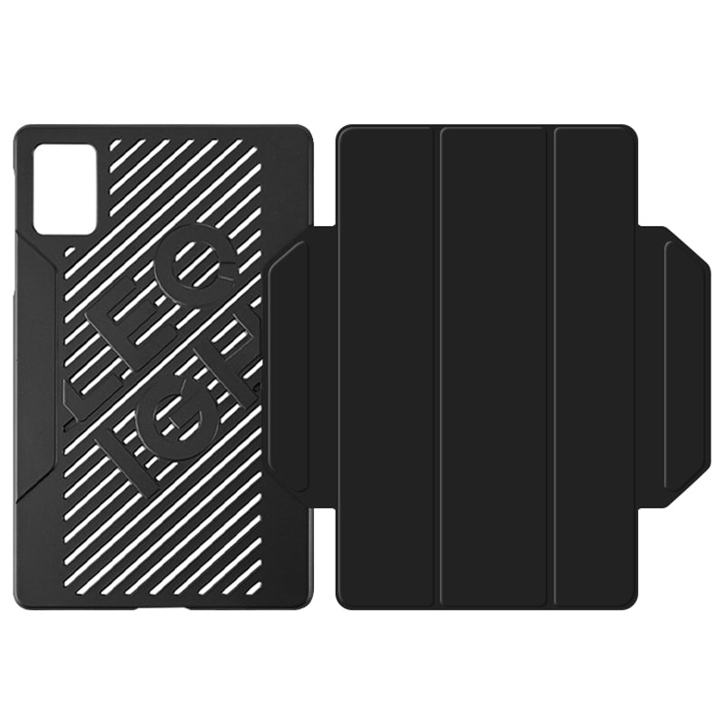 For Lenovo Legion Y700 Tri-Fold Stand Protective Tablet Case Magnetic Absorption PU Leather Cover