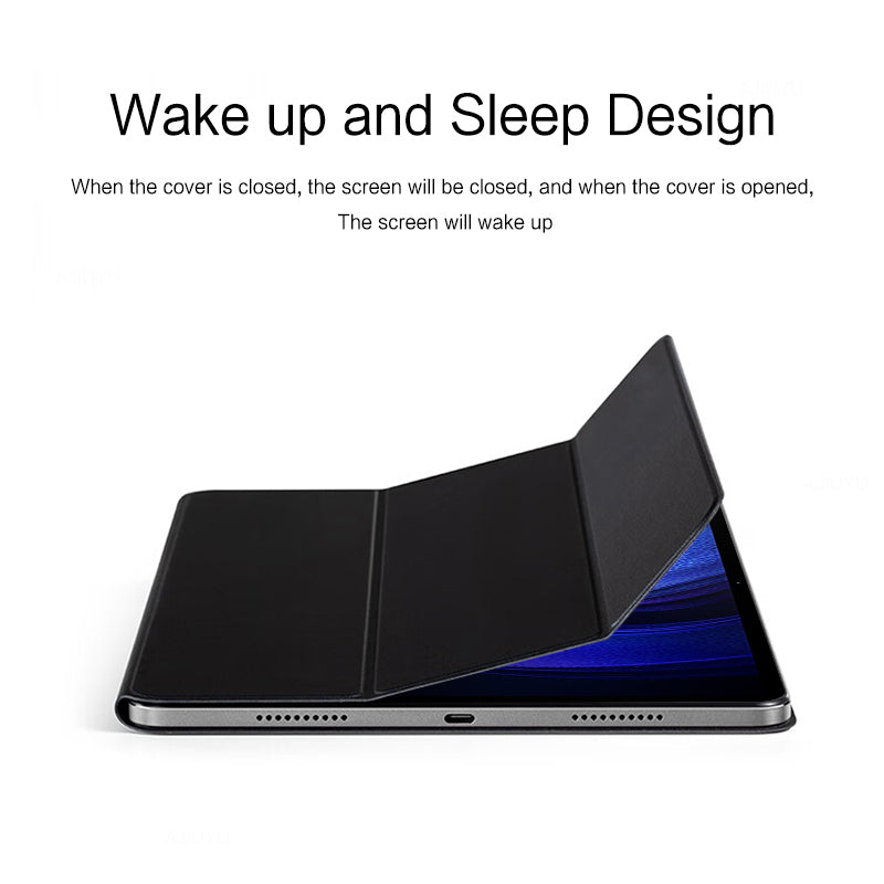 For Xiaomi Pad 6 Max 14 Anti-scratch PU Leather Tablet Case Trifold Stand Magnetic Protective Cover