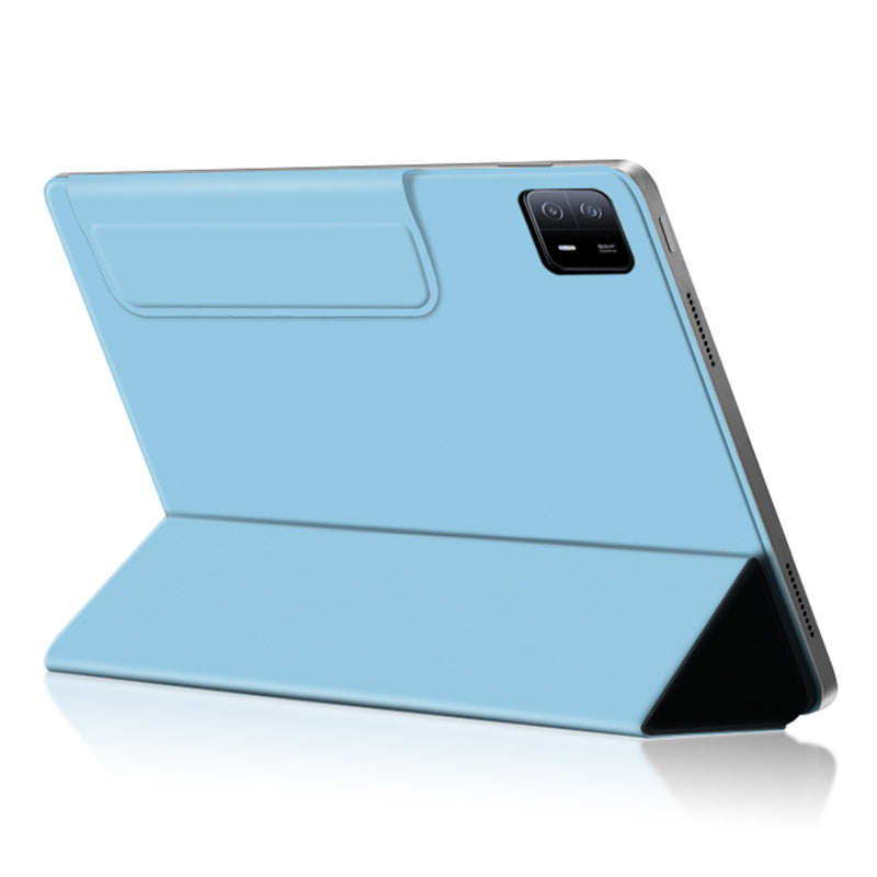 For Xiaomi Pad 6 Max 14 Tri-fold Stand PU Leather Magnetic Absorption Tablet Case Auto Sleep / Wake Cover