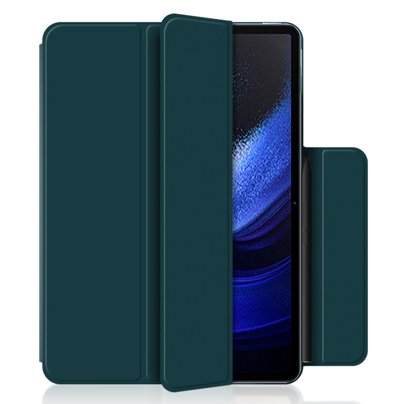For Xiaomi Pad 6 Max 14 Tri-fold Stand PU Leather Magnetic Absorption Tablet Case Auto Sleep / Wake Cover