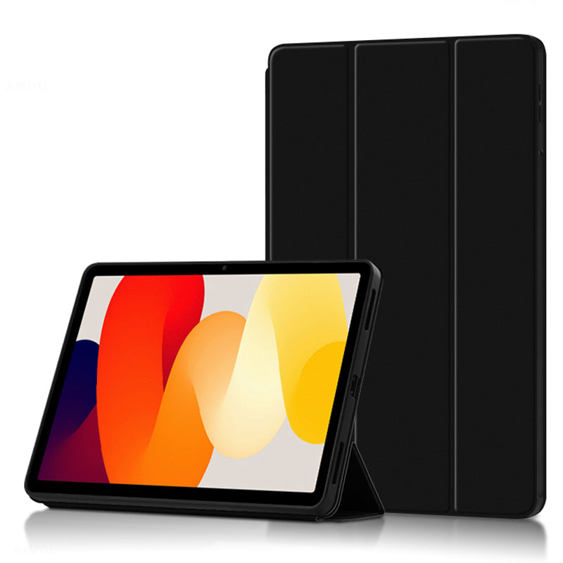 Trifold Stand Case for Xiaomi Redmi Pad SE , Scratch Resistant PU Leather Protective Tablet Cover