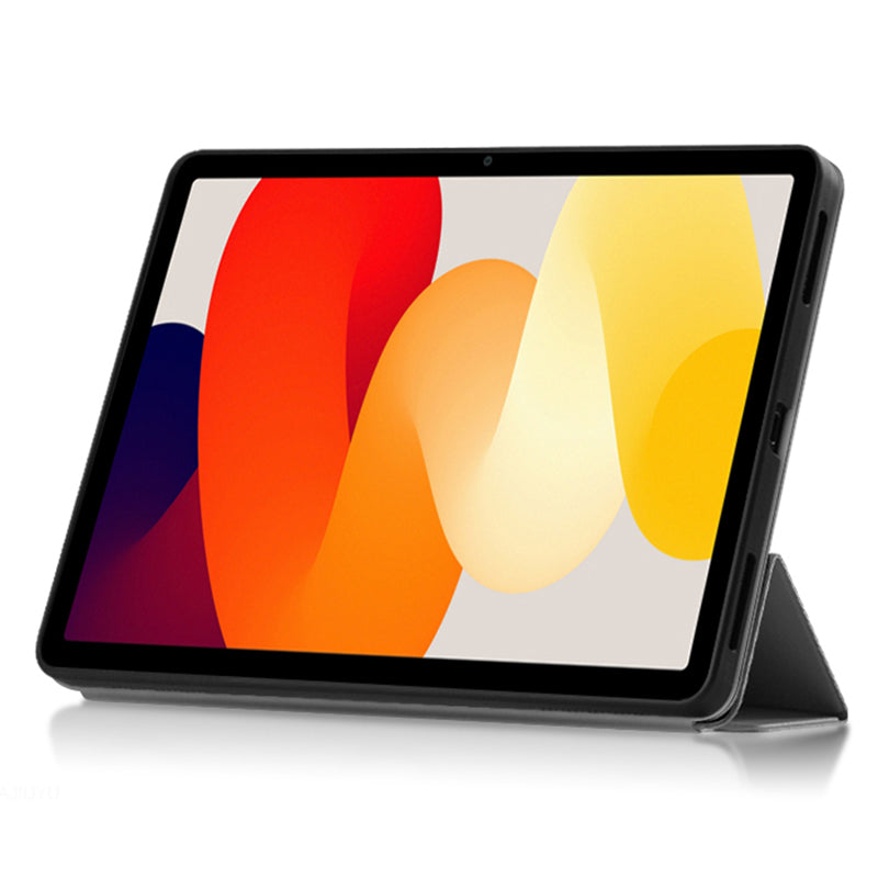 Trifold Stand Case for Xiaomi Redmi Pad SE , Scratch Resistant PU Leather Protective Tablet Cover