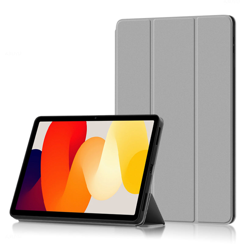 Trifold Stand Case for Xiaomi Redmi Pad SE , Scratch Resistant PU Leather Protective Tablet Cover
