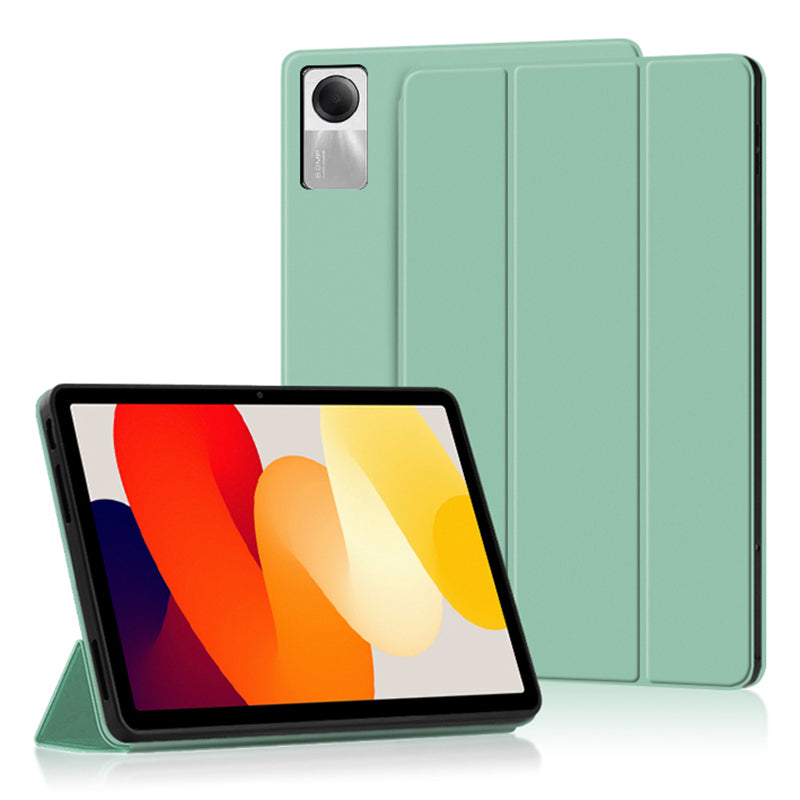 Trifold Stand Case for Xiaomi Redmi Pad SE , Scratch Resistant PU Leather Protective Tablet Cover
