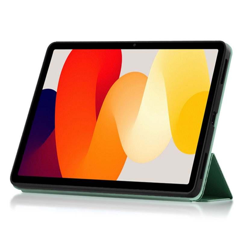 Trifold Stand Case for Xiaomi Redmi Pad SE , Scratch Resistant PU Leather Protective Tablet Cover