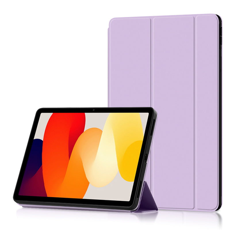 Trifold Stand Case for Xiaomi Redmi Pad SE , Scratch Resistant PU Leather Protective Tablet Cover