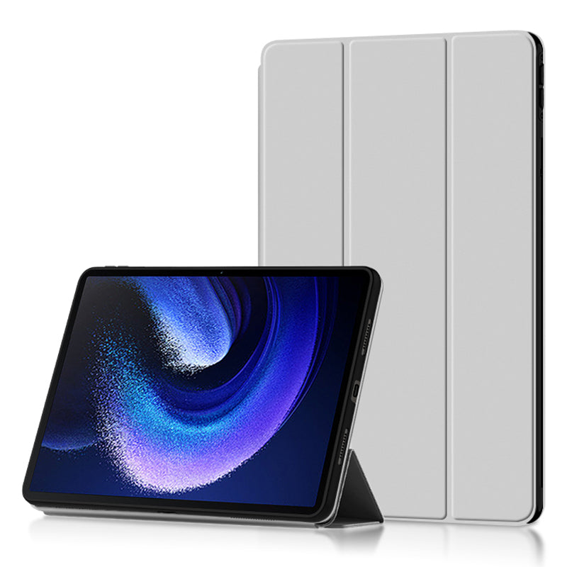 Protective Case for Xiaomi Pad 6 Max 14 , Trifold Stand PU Leather + TPU Anti-fall Tablet Cover