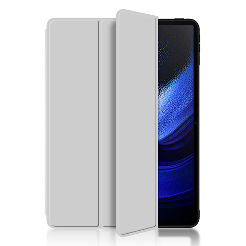 Protective Case for Xiaomi Pad 6 Max 14 , Trifold Stand PU Leather + TPU Anti-fall Tablet Cover