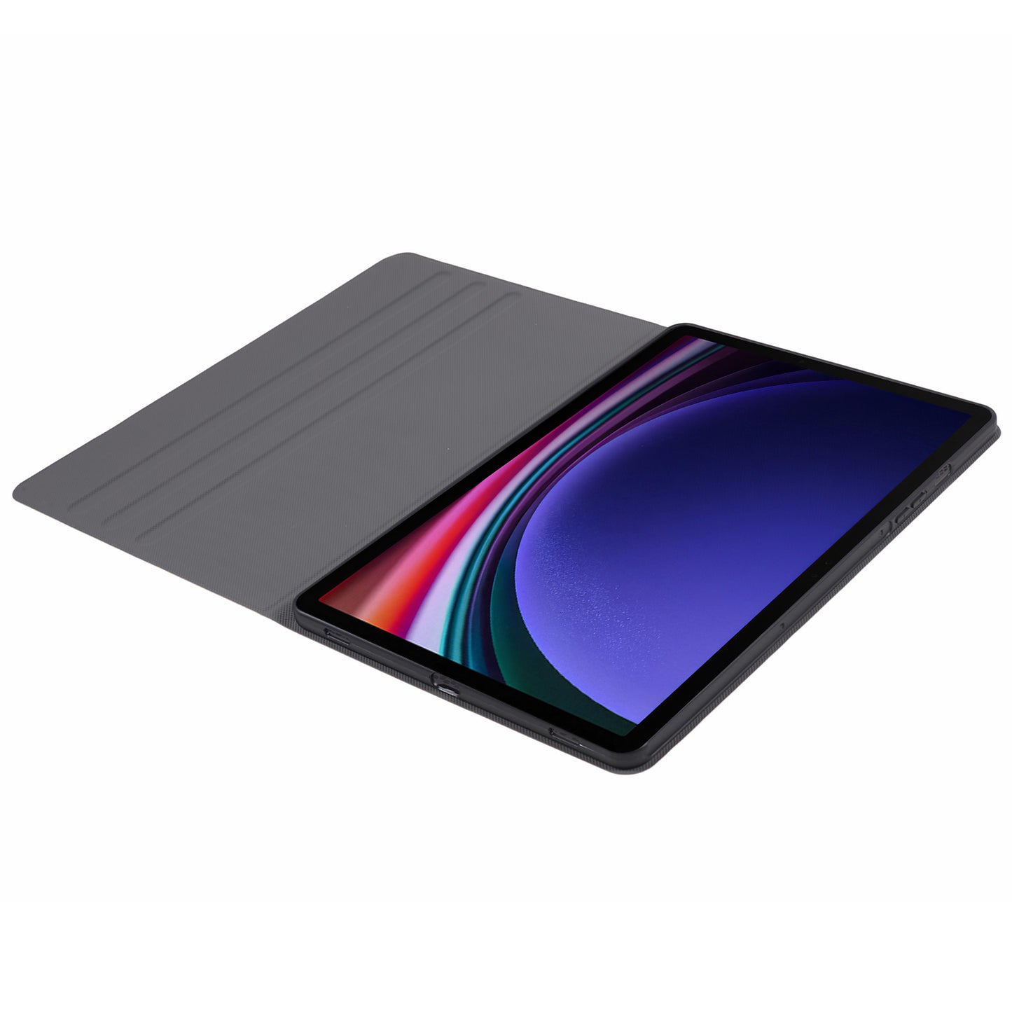 For Samsung Galaxy Tab S9 PU Leather Tablet Case Foldable Stand Tablet Protective Cover