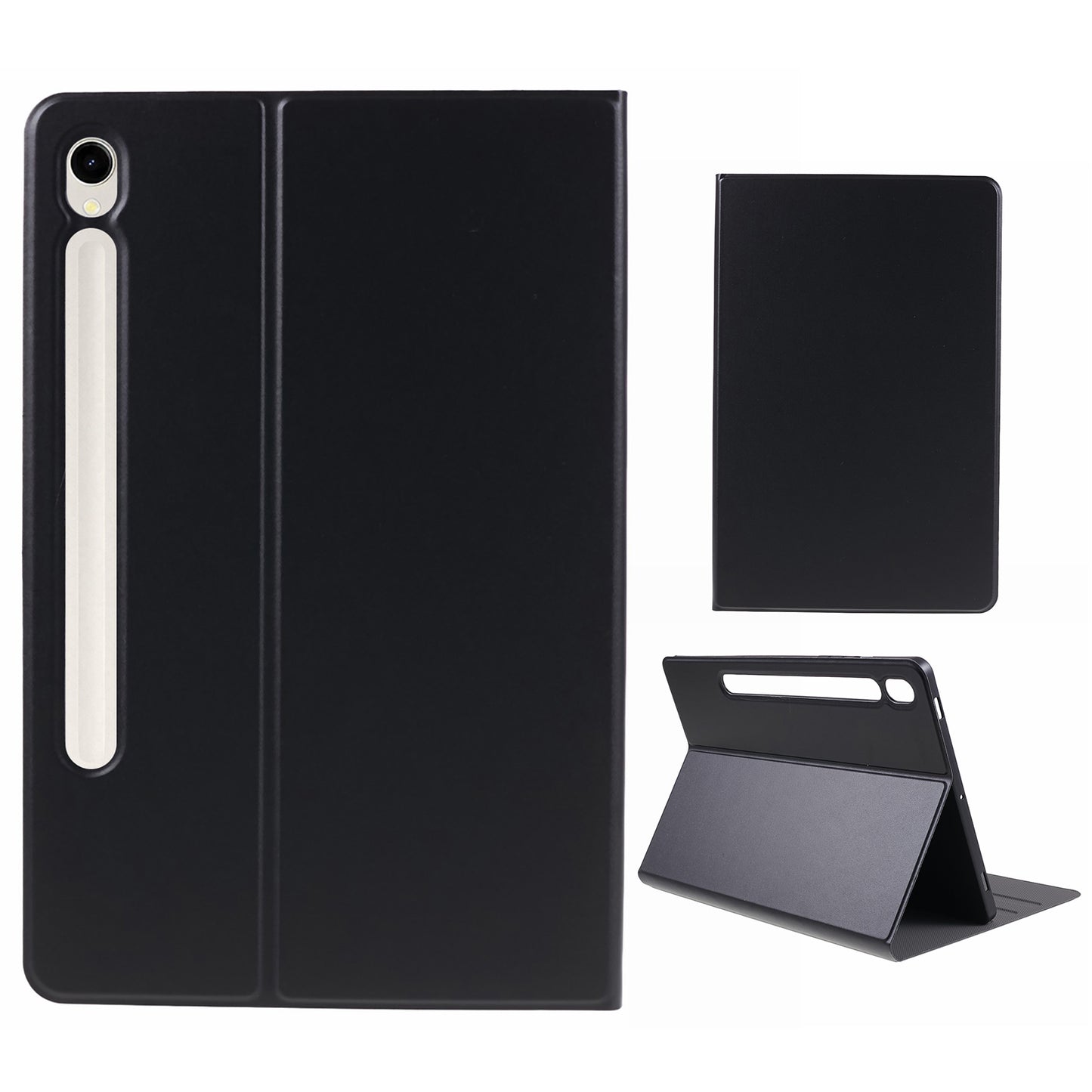 For Samsung Galaxy Tab S9 PU Leather Tablet Case Foldable Stand Tablet Protective Cover