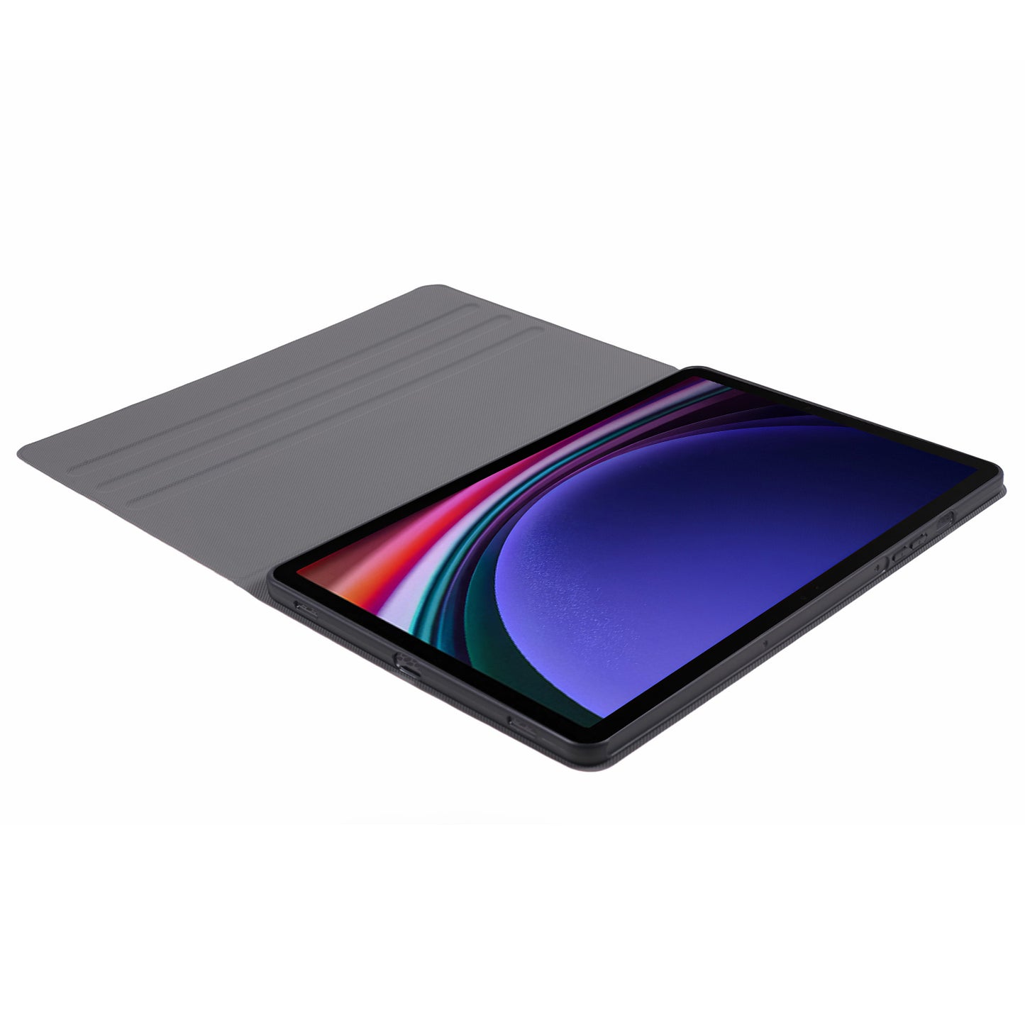 For Samsung Galaxy Tab S9 PU Leather Tablet Case Foldable Stand Tablet Protective Cover