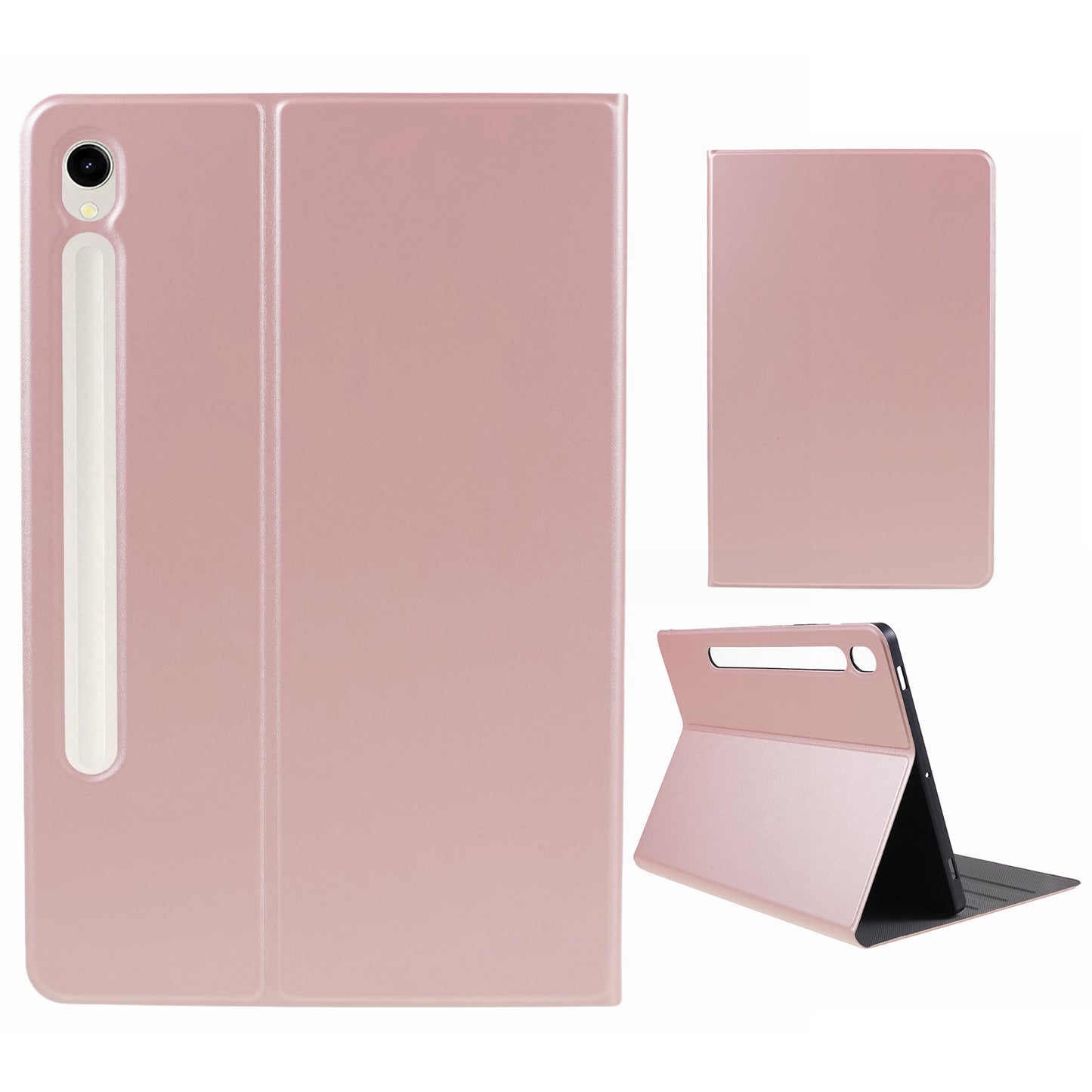 For Samsung Galaxy Tab S9 PU Leather Tablet Case Foldable Stand Tablet Protective Cover
