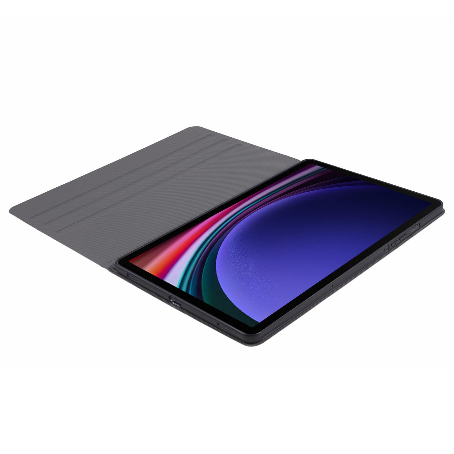 For Samsung Galaxy Tab S9 PU Leather Tablet Case Foldable Stand Tablet Protective Cover