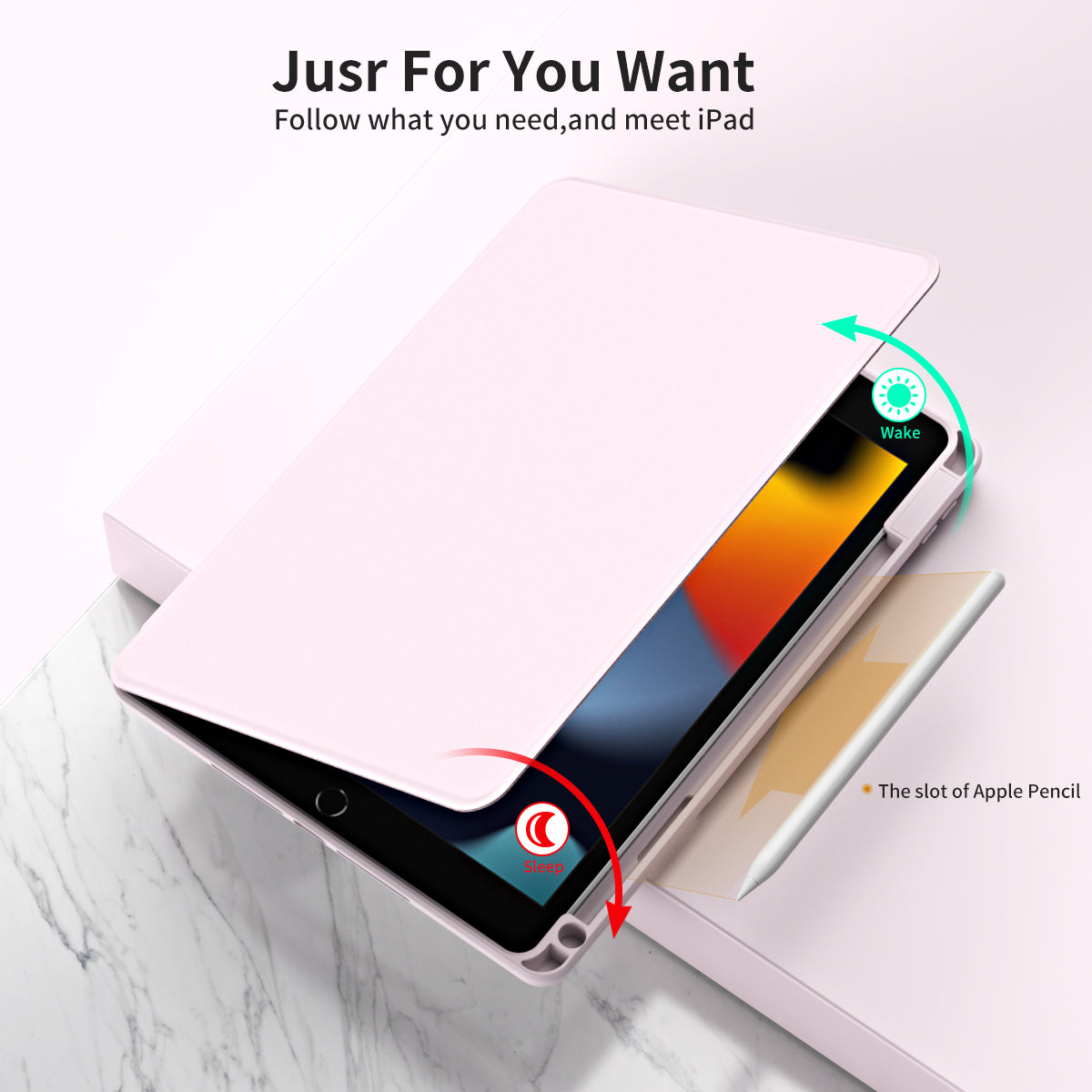 For iPad 10.2 (2021) / (2019) / (2020) Anti-Drop Tablet Case Rotating Stand PU Leather TPU Cover