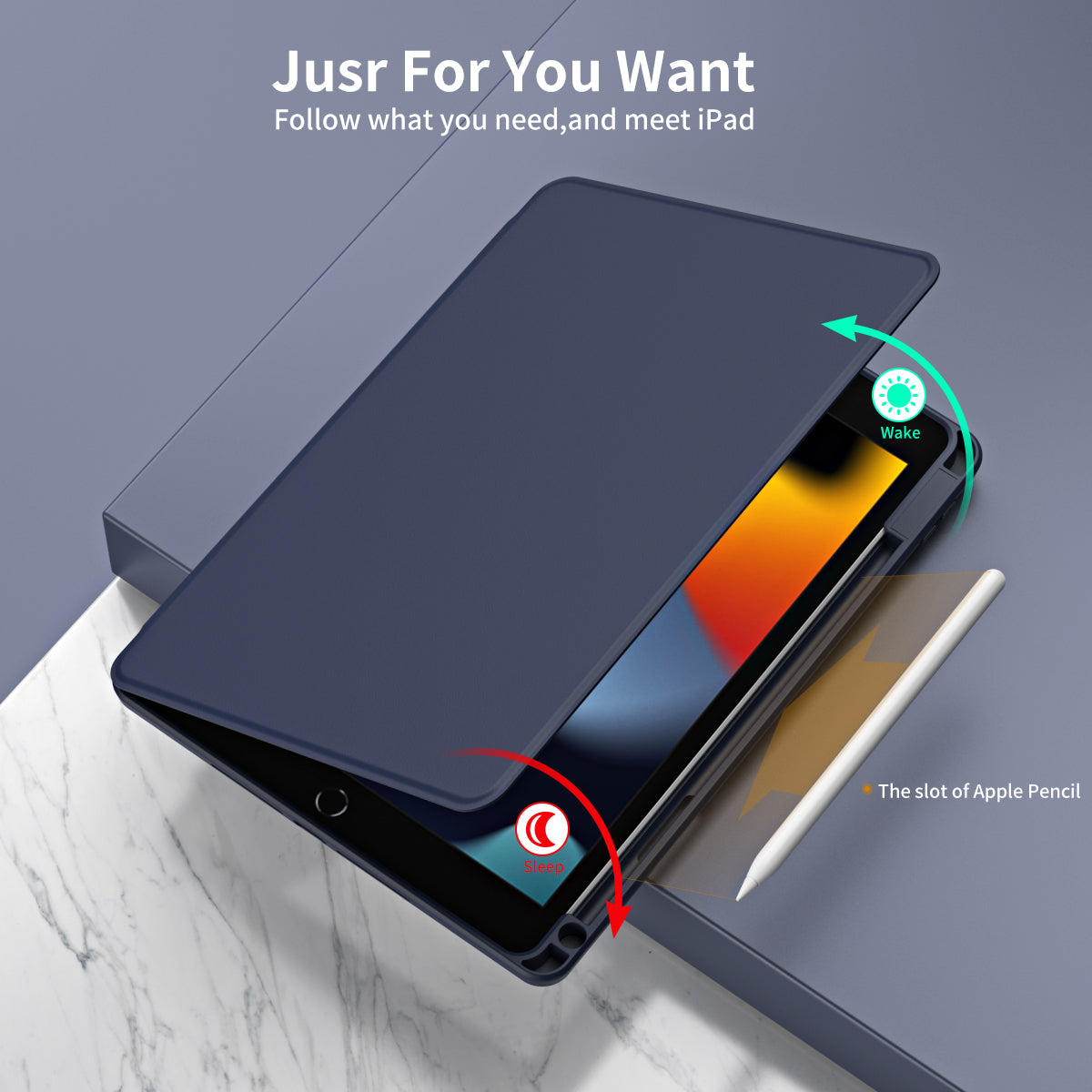 For iPad 10.2 (2021) / (2019) / (2020) Anti-Drop Tablet Case Rotating Stand PU Leather TPU Cover