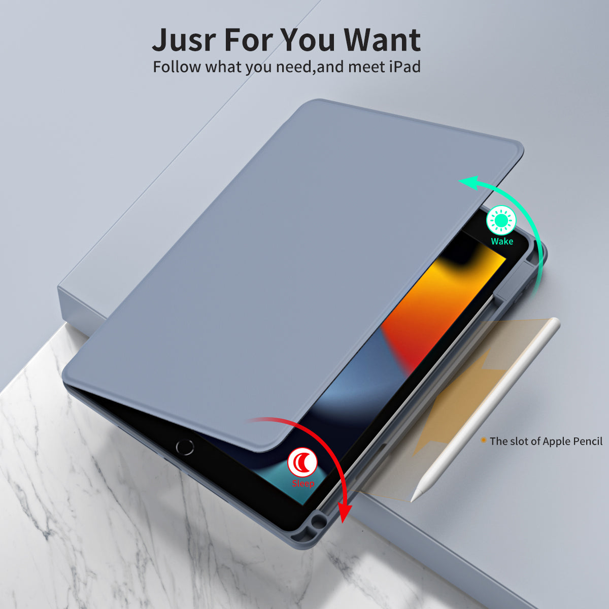 For iPad 10.2 (2021) / (2019) / (2020) Anti-Drop Tablet Case Rotating Stand PU Leather TPU Cover