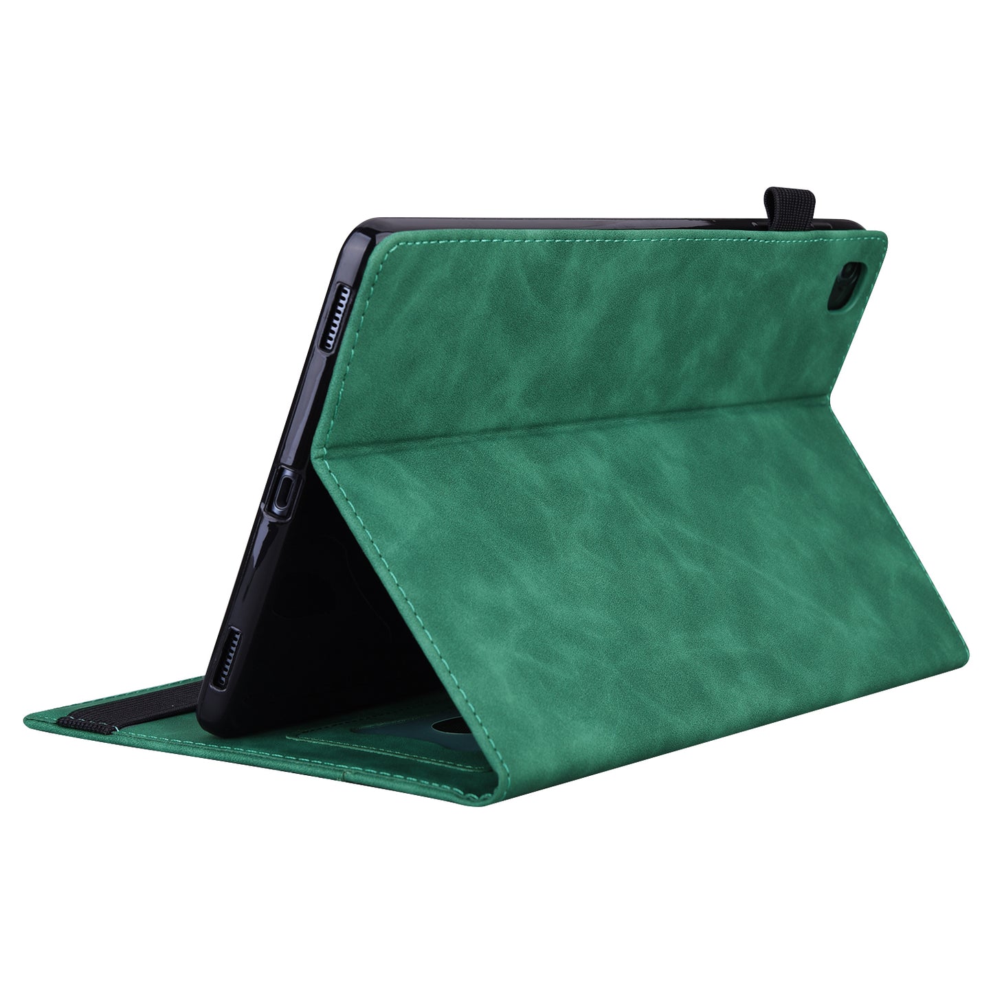For Samsung Galaxy Tab A9+ Stand Tablet Case Business PU Leather Wallet Cover with Pencil Holder Loop