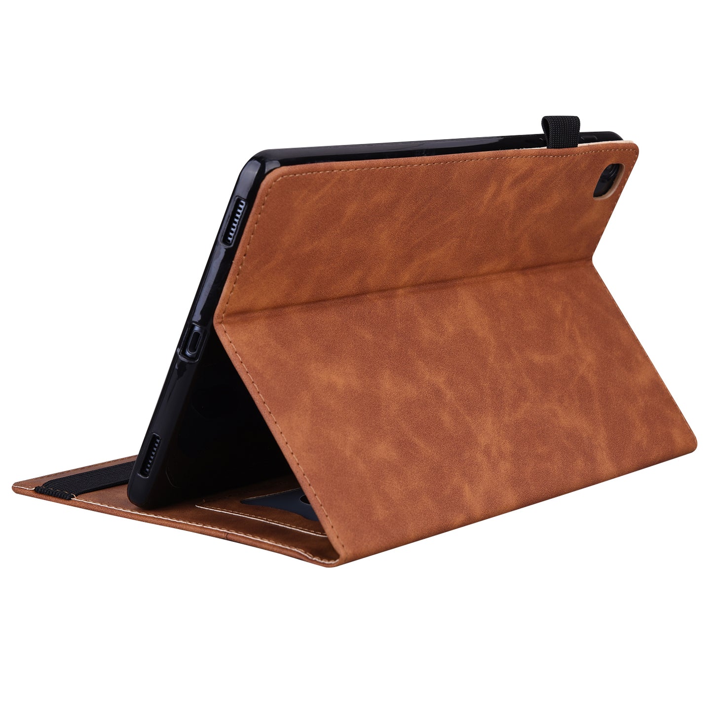 For Samsung Galaxy Tab A9+ Stand Tablet Case Business PU Leather Wallet Cover with Pencil Holder Loop