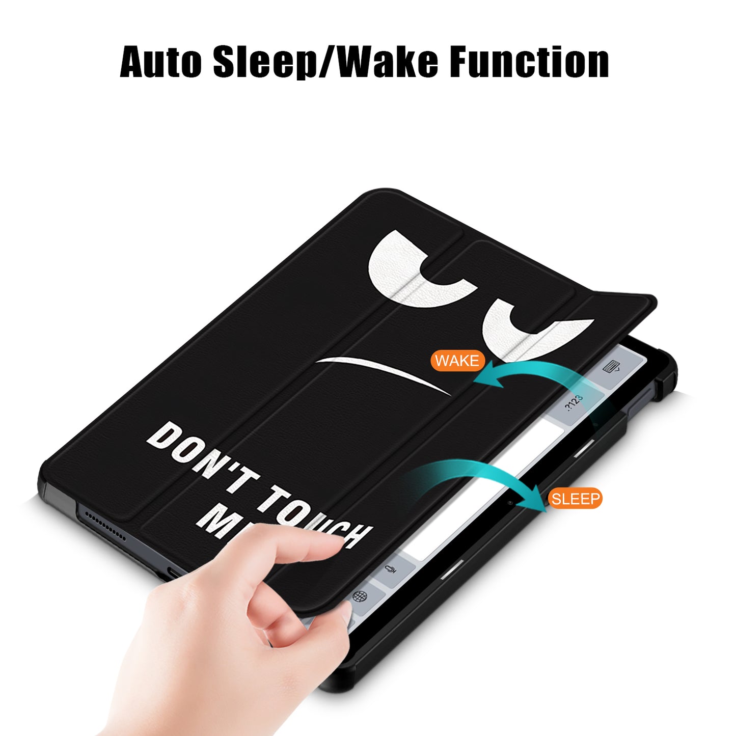 For Xiaomi Redmi Pad SE Tri-fold Stand Tablet Case Pattern Printing PU Leather Tablet Cover