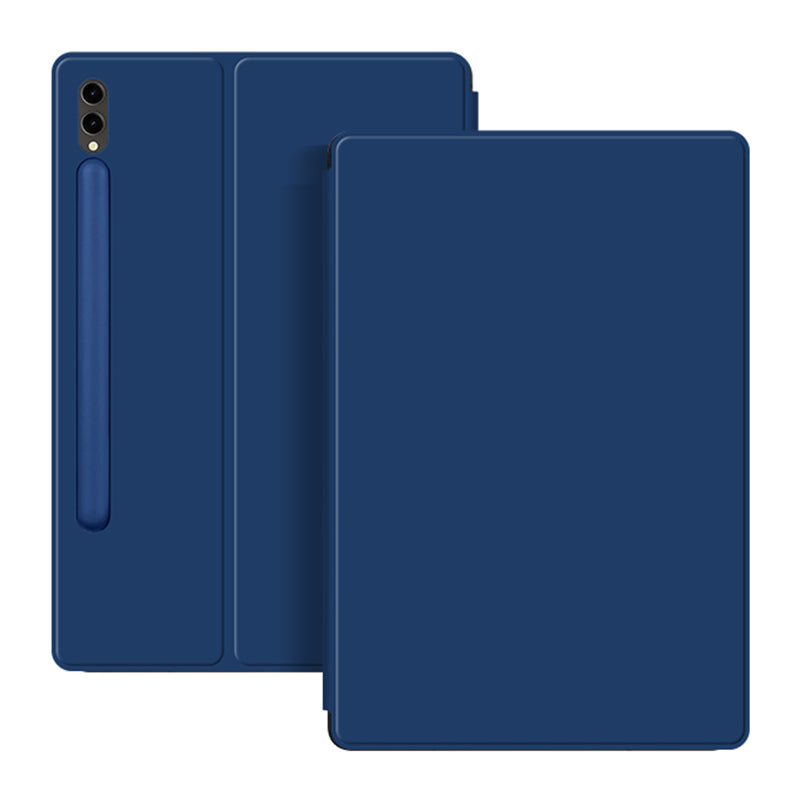 For Samsung Galaxy Tab S9 Ultra PU Leather Magnetic Tablet Case Foldable Stand Tablet Cover