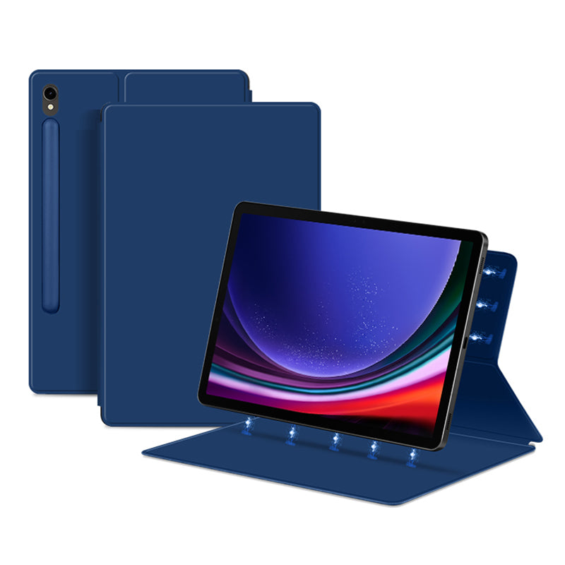 For Samsung Galaxy Tab S9 Magnetic Tablet Case PU Leather Stand Anti-drop Tablet Cover