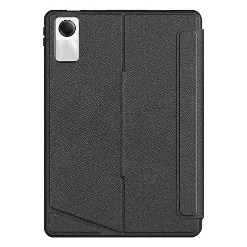 PU Leather Case for Xiaomi Redmi Pad SE , Stand Tablet Cover + Backlight Detachable Keyboard with Touchpad