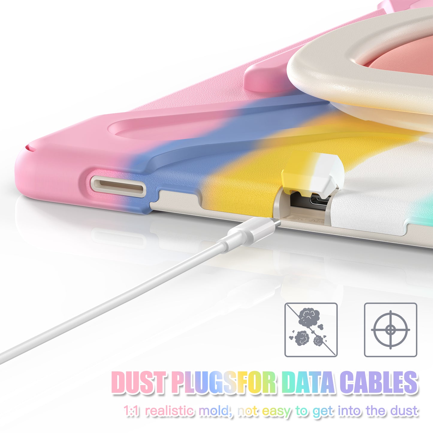 For Samsung Galaxy Tab S9 Ultra X910 / S8 Ultra X900 / X906 PC+ Silicone Tablet Case Drop-proof Rotating Kickstand Cover