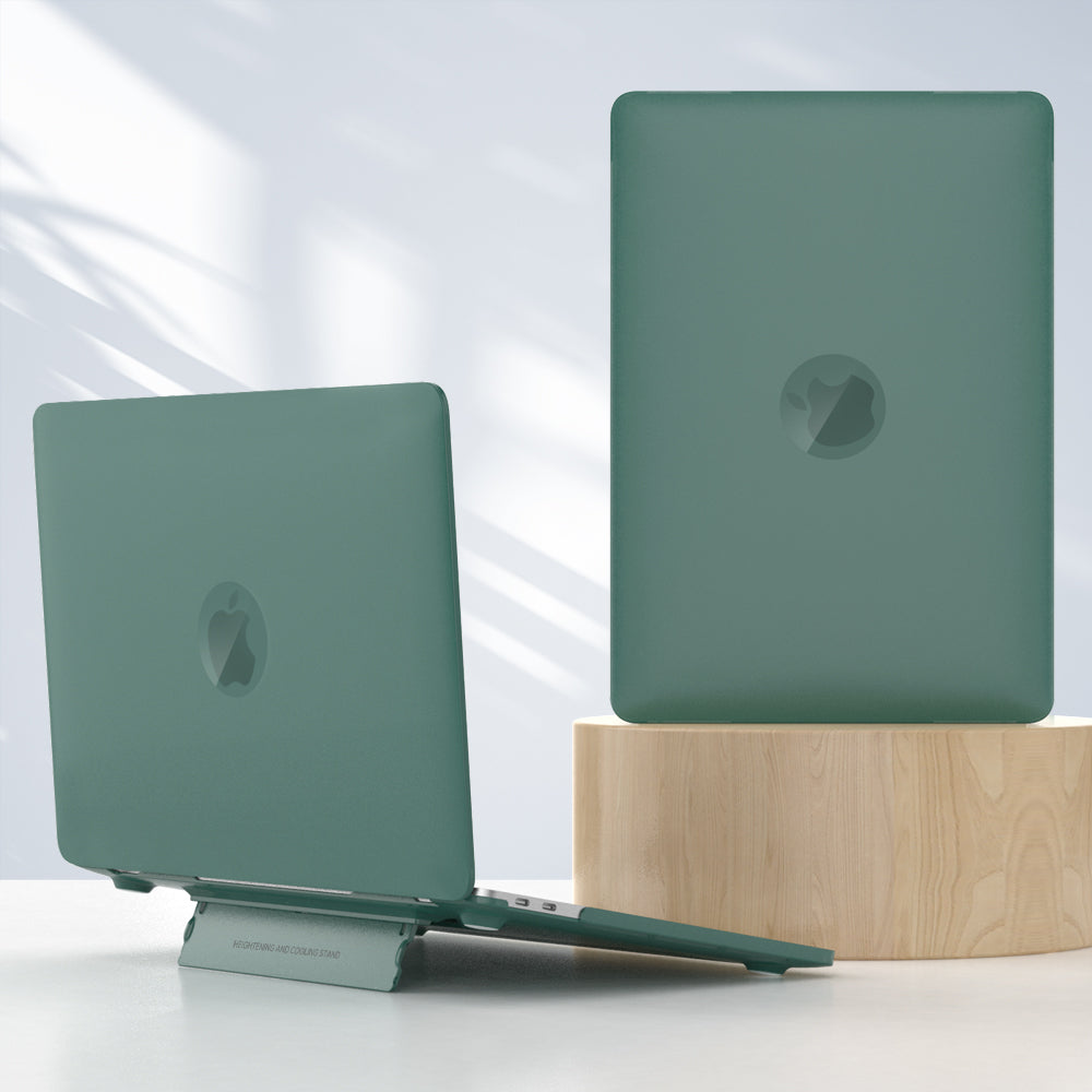Matte Hard PC Case for Macbook Air 15 inch (2023) A2941 Lightweight Shockproof Laptop Cover with Kickstand