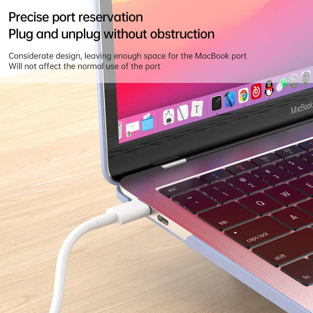 Matte Hard PC Case for Macbook Air 15 inch (2023) A2941 Lightweight Shockproof Laptop Cover with Kickstand