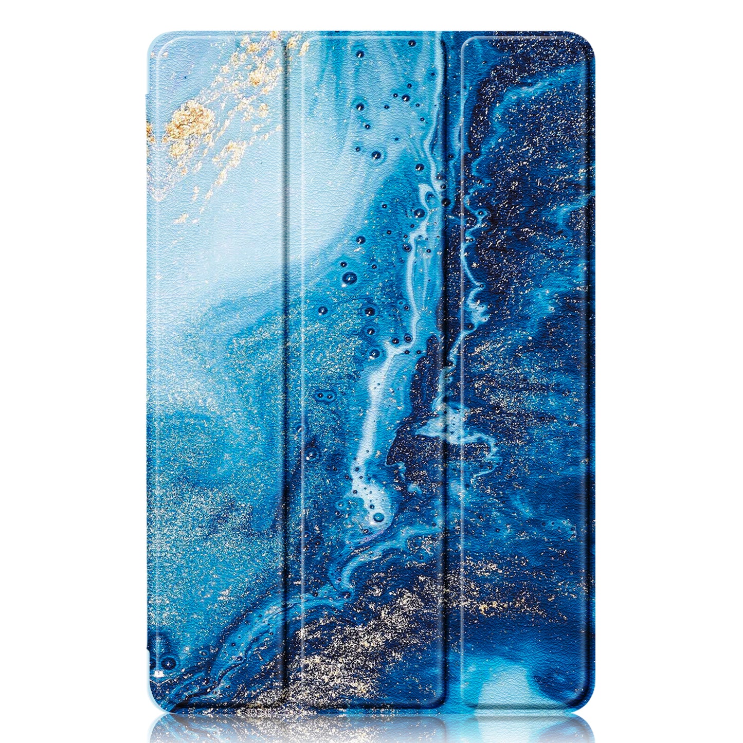 For Lenovo Lenovo Tab P12 TB371FC Pattern Printing Tri-fold Stand Tablet Cover PU Leather +TPU Tablet Case