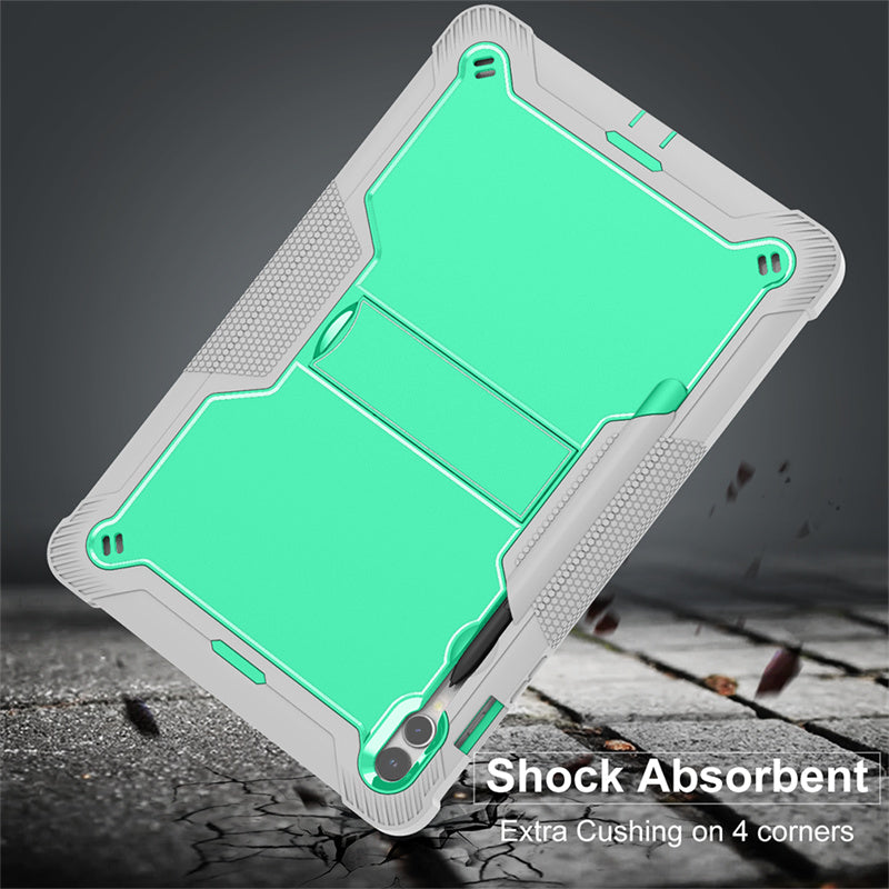 Kickstand Case for Samsung Galaxy Tab S9+ , Shockproof Silicone + PC Tablet Cover