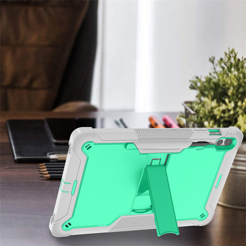 Kickstand Case for Samsung Galaxy Tab S9+ , Shockproof Silicone + PC Tablet Cover