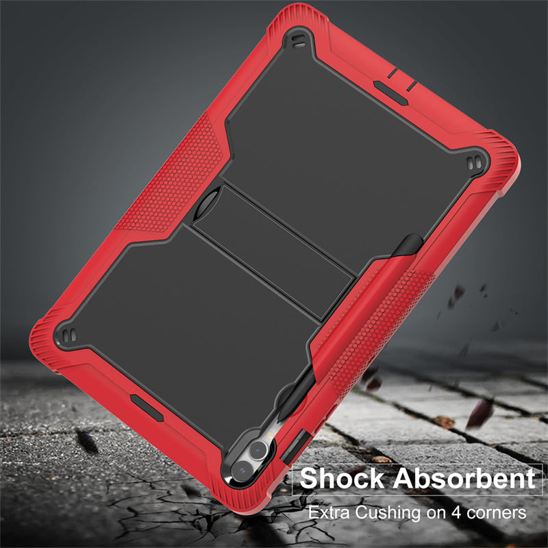 Kickstand Case for Samsung Galaxy Tab S9+ , Shockproof Silicone + PC Tablet Cover