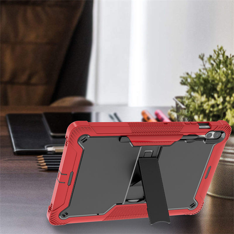 Kickstand Case for Samsung Galaxy Tab S9+ , Shockproof Silicone + PC Tablet Cover