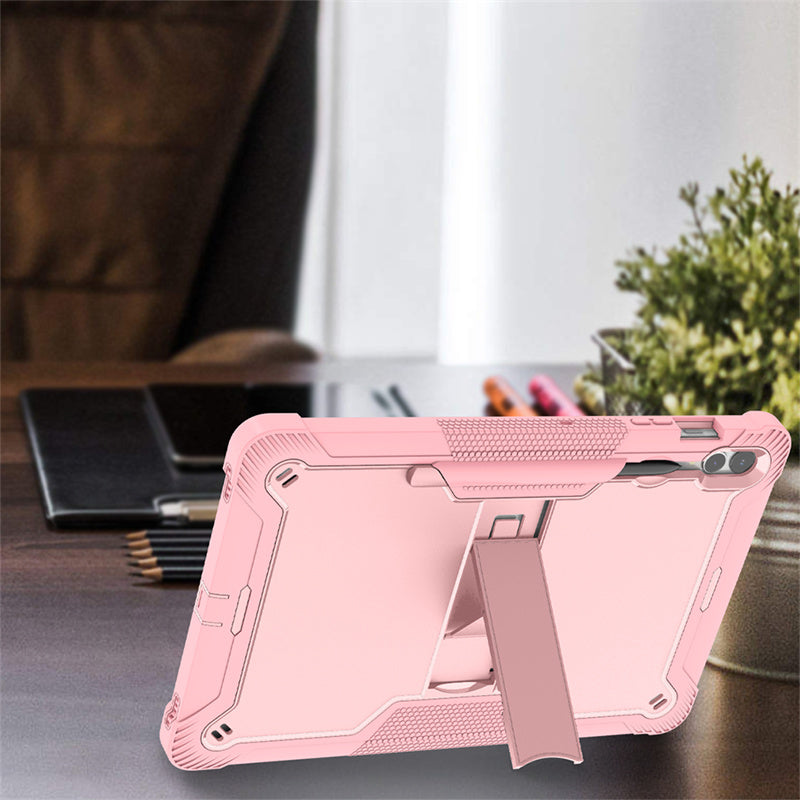 Kickstand Case for Samsung Galaxy Tab S9+ , Shockproof Silicone + PC Tablet Cover