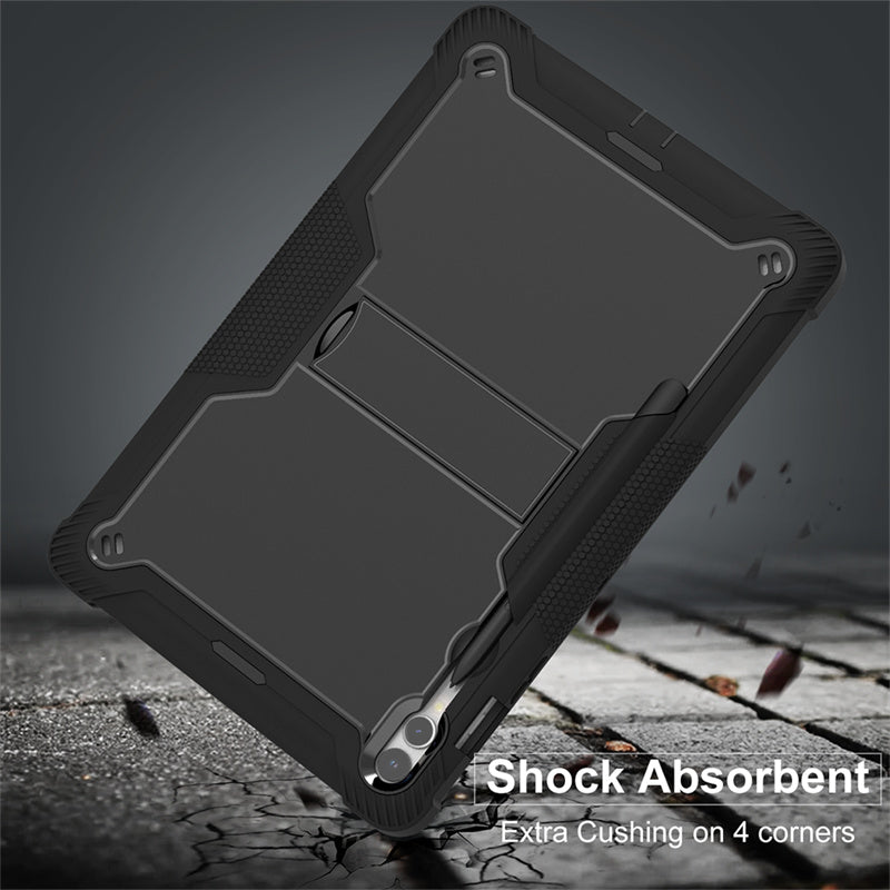 Kickstand Case for Samsung Galaxy Tab S9+ , Shockproof Silicone + PC Tablet Cover