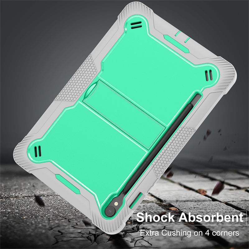 Kickstand Case for Samsung Galaxy Tab S9 , Fall Protection Silicone + PC Tablet Cover