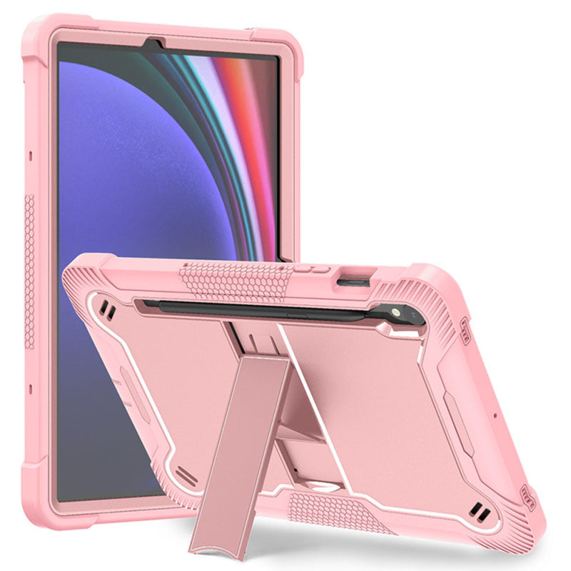 Kickstand Case for Samsung Galaxy Tab S9 , Fall Protection Silicone + PC Tablet Cover