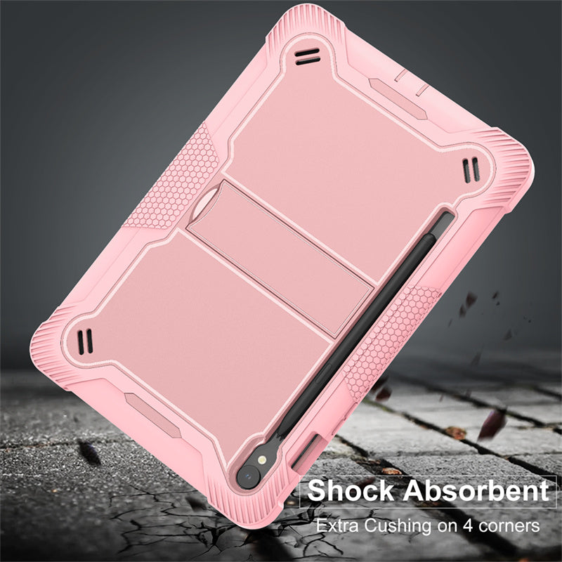 Kickstand Case for Samsung Galaxy Tab S9 , Fall Protection Silicone + PC Tablet Cover