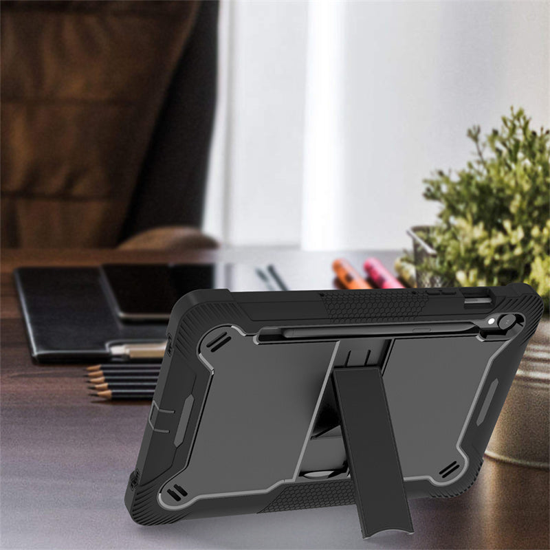 Kickstand Case for Samsung Galaxy Tab S9 , Fall Protection Silicone + PC Tablet Cover