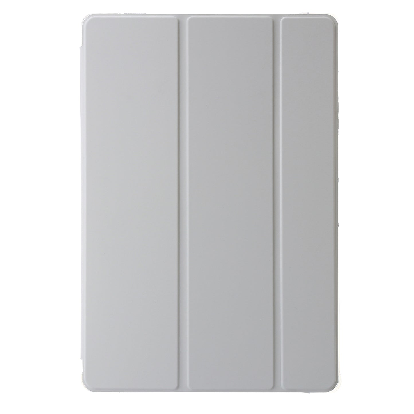 For Samsung Galaxy Tab S9+ Tri-fold Stand Smart Cover PU Leather+Acrylic+TPU Transparent Tablet Case