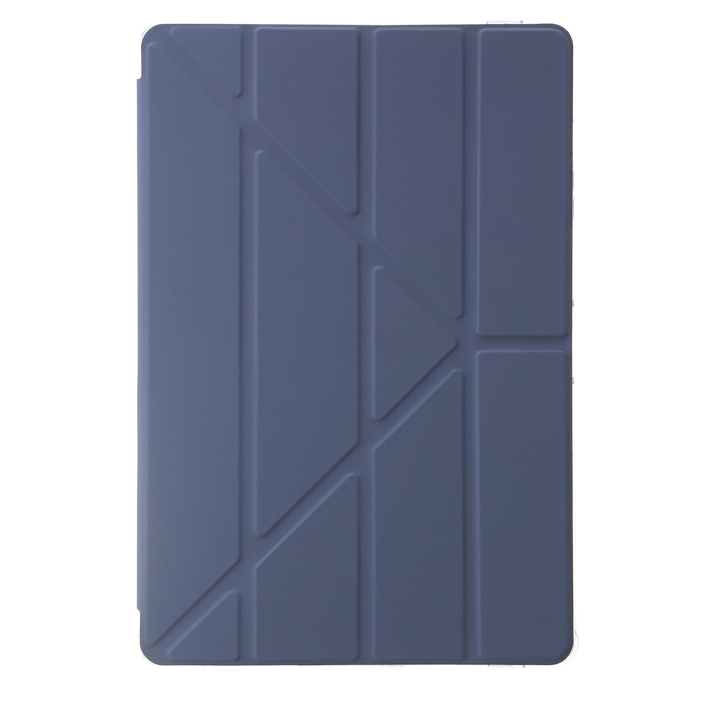 For Samsung Galaxy Tab S9+ Origami Tri-fold Stand Cover PU Leather+Acrylic+TPU Auto Wake / Sleep Tablet Case