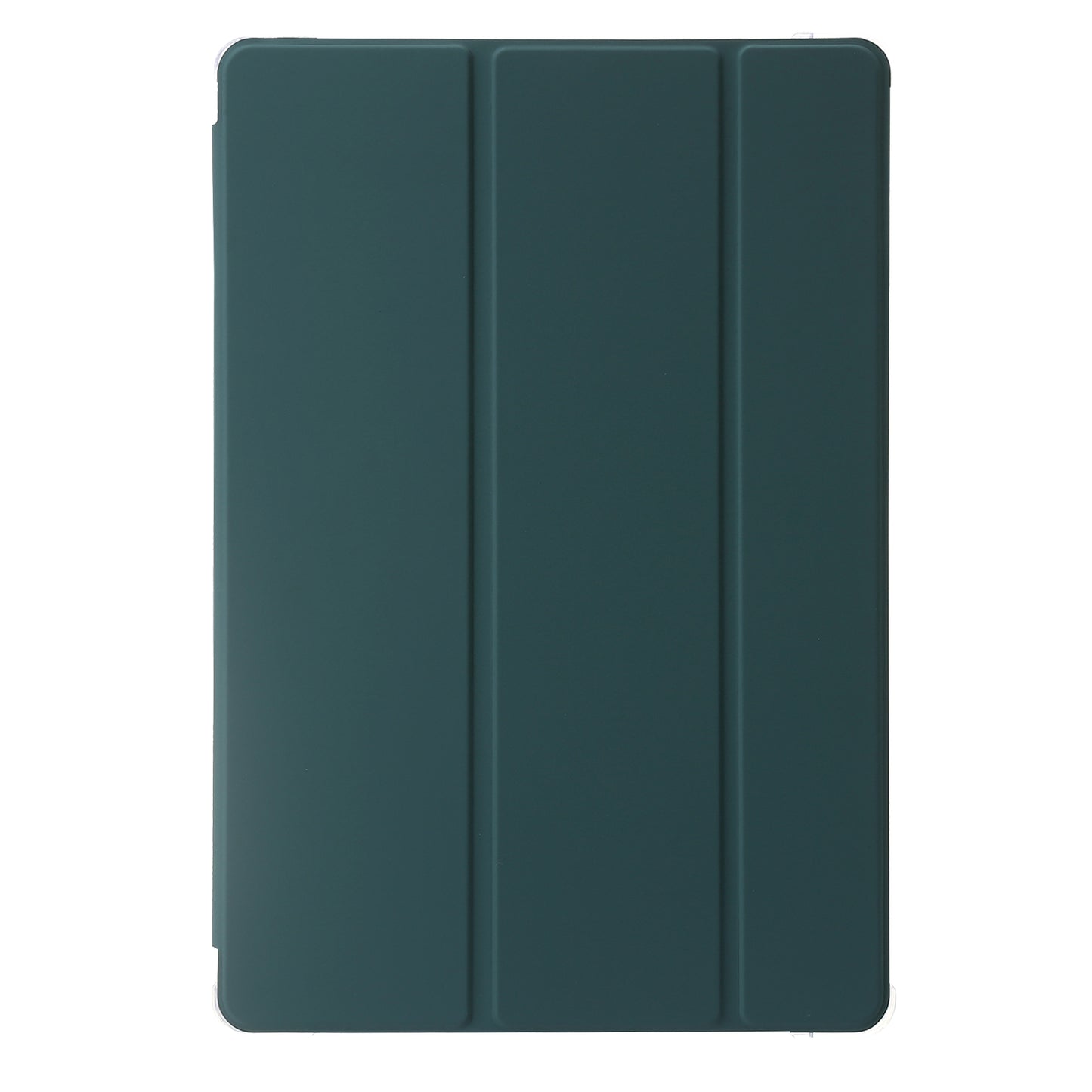 For Samsung Galaxy Tab S9 Ultra Tri-fold Stand Folio Smart Case PU Leather+Acrylic+TPU Clear Tablet Cover