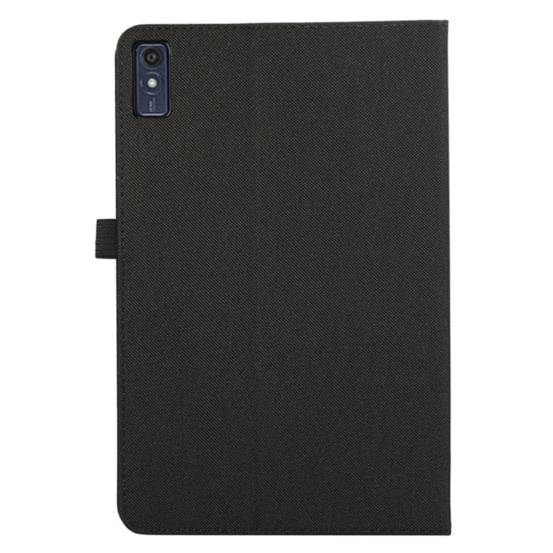 For Lenovo Tab M10 5G PU Leather Stand Cover Cloth Texture Anti-Scratch Tablet Case with Card Holder